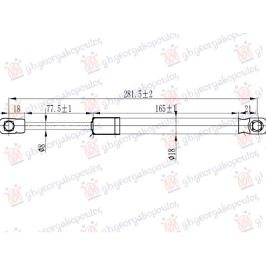 AMORTIZER HAUBE (M3) (282L-430N)