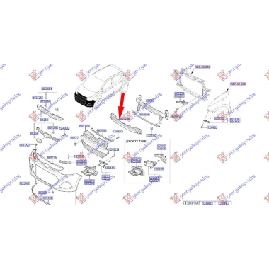 APSORBER PREDNJEG BRANIKA