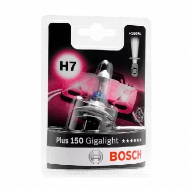 Bosch sijalica, glavni far H7 (Gigalight +150%)