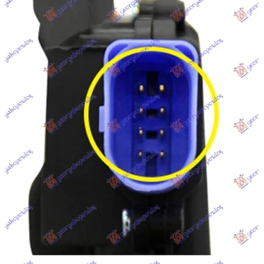 BRAVA PREDNJIH VRATA CENTR. ZAK. (8 PIN)