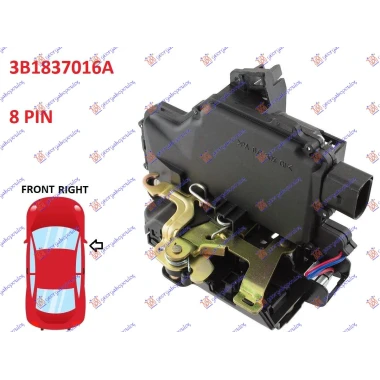 BRAVA PREDNJIH VRATA CENTR. ZAKLJ. 8PIN