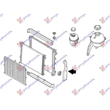 DRZAC HLADNJAKA VERTIKALNI PLASTICNI