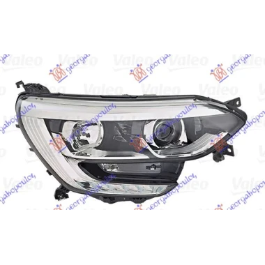 FAR EL. (H7/H7) HROM SA LED DN.SV. VALEO