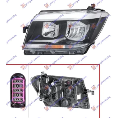 FAR ELEKTR. (H7/H15) (HELLA)