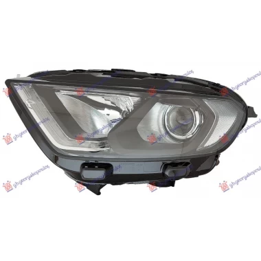 FAR ELEKTRICNI CRNI (H18/H1) LED (SA MOTOROM) (DEPO)
