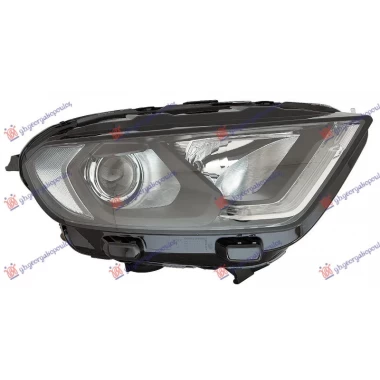 FAR ELEKTRICNI CRNI (H18/H1) LED (SA MOTOROM) (DEPO)