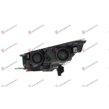 FAR ELEKTRICNI CRNI (H7/H1) (SA LED DNEVNIM SVETLOM) (VALEO)