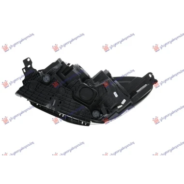 FAR ELEKTRICNI CRNI (H7/H1) (SA LED DNEVNIM SVETLOM) (VALEO)