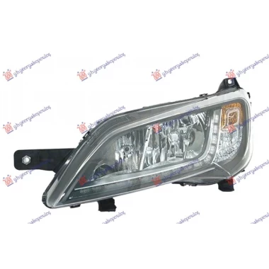 FAR ELEKTRICNI CRNI SA LED DNEVNIM SVETLOM (MARELLI)