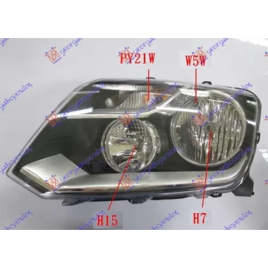 FAR ELEKTRICNI (H7/H15) 13- (VALEO)