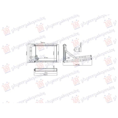 GREJAC KABINE 1.0/1.6 ZA SVE MODELE (MAN/AUTO) (153x222) (NISSENS)