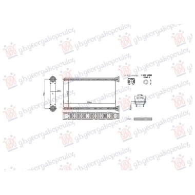 GREJAC KABINE 1.6/2.0/3.0 ZA SVE MODELE (MAN/AUTO) (230x134) (NISSENS)