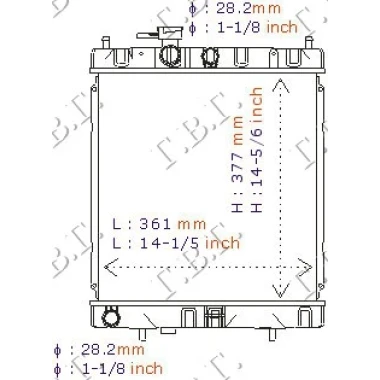 HLAD 1.0-1.3-1.4CC 16V +/- A/C(38x36.8)