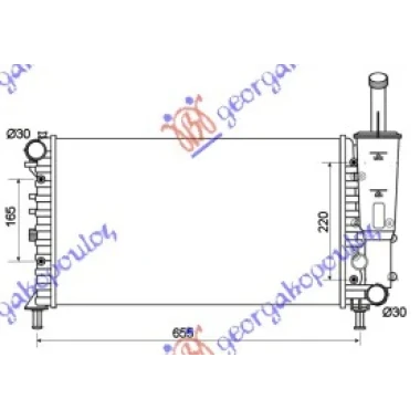 HLAD 1.2 8V-16V 03-(58x31.7x18)TIP VALEO