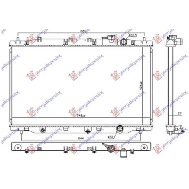 HLAD 1.6 i-DTEC DIZEL (424x748x27)(KOYO)