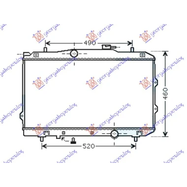 HLAD 1.6i-16V +/-A/C (x37.5x67x16) 06-09
