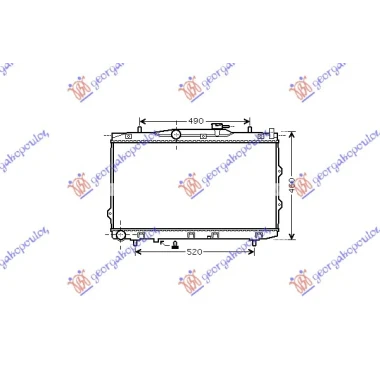 HLAD 1.6I-2.0 I 16V +/-A/C(37.5x67x26)-0