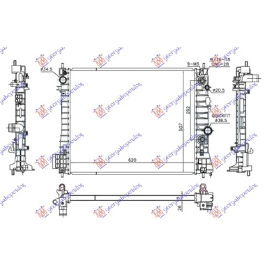 HLAD. 1.7DTi/CDTi AUTO DIZ (620x510x26)