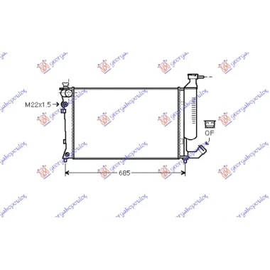 HLAD 1.8i-2.0i 16V (61x37.8)SA ZASTITOM