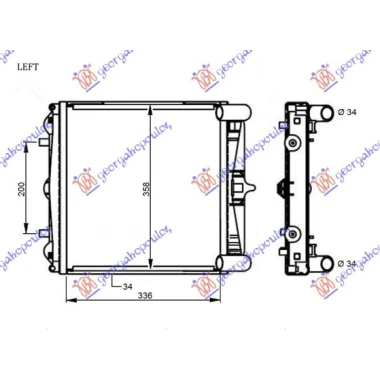 HLAD 2.5-S 3.2 +/- A/C (33.6x35.8x3.4)