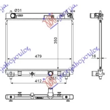 HLAD DIZ. 1.4 D-4D (66KW)(350x480)(KOYO)