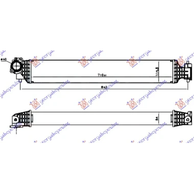 HLAD. INTERC. 1.0-1.5 BENZ (710x110xx65)