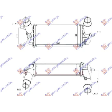 HLAD. INTERC 1.0 ECOBOOST BEN 300x147x80