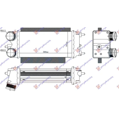 HLAD. INTERC. 1.5-1.6 TDCi F50.5
