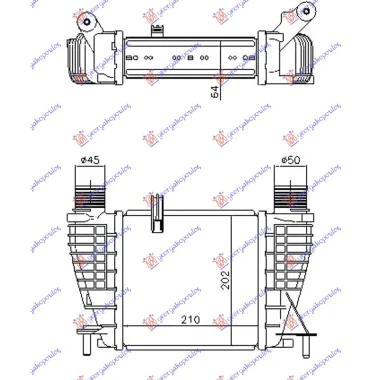 HLAD. INTERC. 1.5 DIZEL (210x205x64)