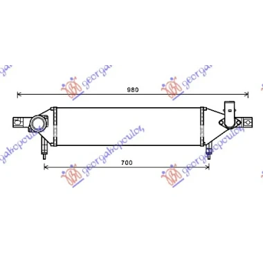 HLAD. INTERC. 1.6 DCi (610x160x64) R9M