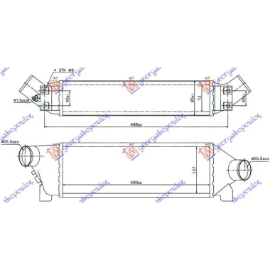 HLAD INTERC.  2.0 TDi 02-06 (40x12.7x7.3