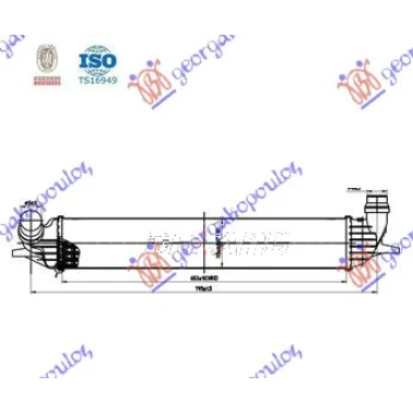 HLAD INTERC. 2.0i16V-2.0DCi(648x114x106)