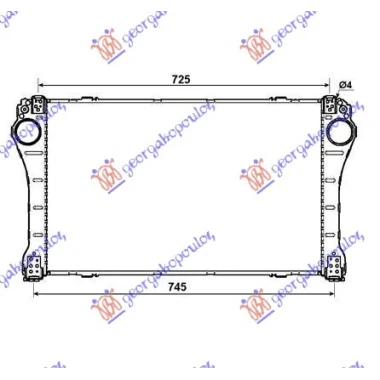 HLAD INTERC. 2.2 D4D (690x370x26)
