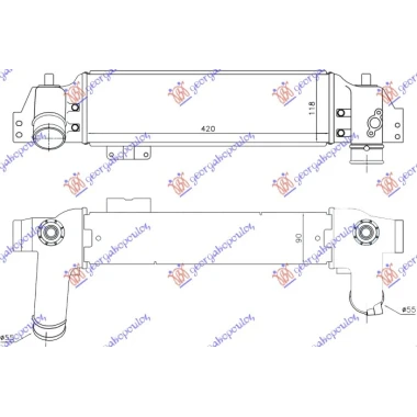 HLAD. INTERC. 2.5 CRDi 06- (420x120x90)