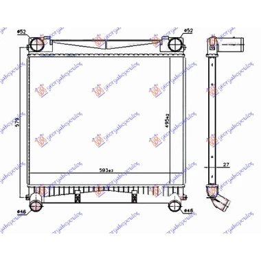 HLAD. INTERC.  3.6 TD DIZEL (495x595x27)
