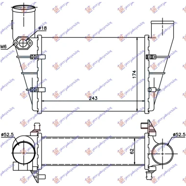 HLAD INTERC. BENZIN-DIZEL (24x17.5x62)