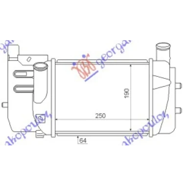 HLAD INTERC.1.4VVTi(TUR-DIZ)(250x190x64)