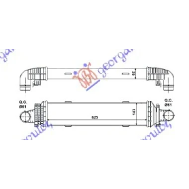 HLAD INTERC.2.1-3.0 CDi (62.5x143x62)