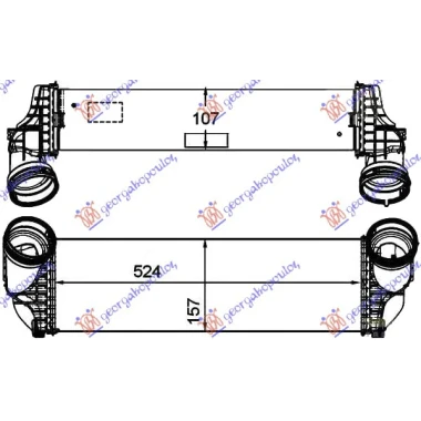 HLAD INTERC.3.5i-3.0 TD (158x524x105)