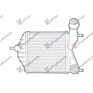 HLAD INTERCOOLER 1.3 MJTD (192x209x65)