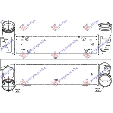 HLAD INTERCOOLER 2.0-3.0 TD (508x130x105
