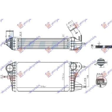 HLAD. INTERKULERA 1.0 HIBRID 315x173x64