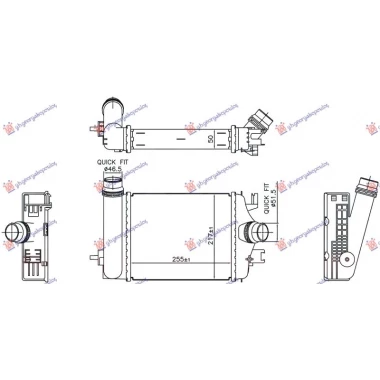 HLAD. INTERKULERA 1.0 TCE (255x217x50)