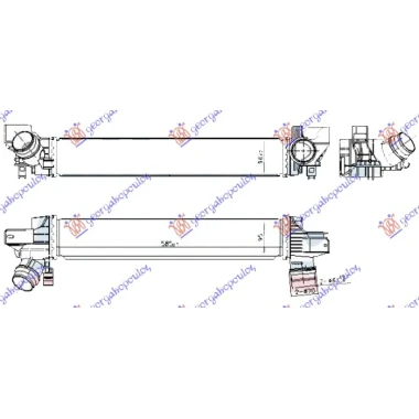 HLAD. INTERKULERA 1.5 HIBR BEN 585x95x98
