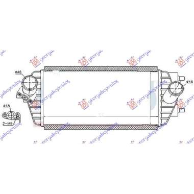 HLAD. INTERKULERA 1.7CRDi DIZ 350x160x90