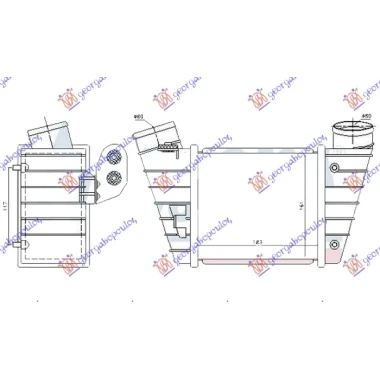 HLAD. INTERKULERA 1.8T (S3) (185x165x85)