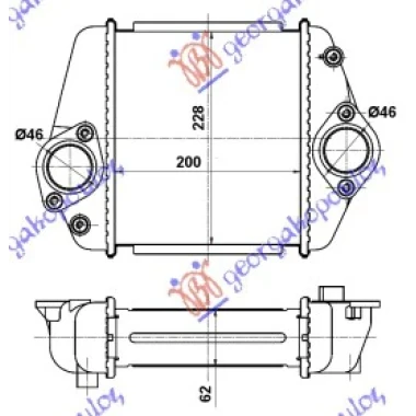 HLAD. INTERKULERA 2.2 DIZ (200x230x62)