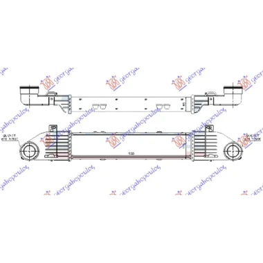 HLAD. INTERKULERA 3.2 CDi DIZ 530x115x65