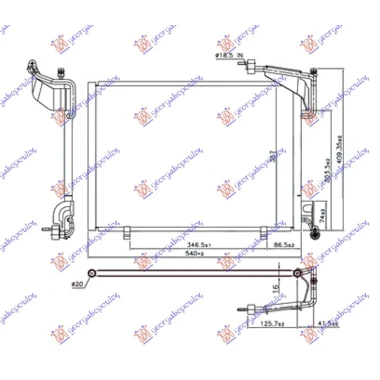 HLAD KLIME 1.0 12vTUR EcoBoost 18/18mm