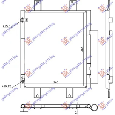 HLAD. KLIME 1.0i12V-1.3 16V (33x36,8)
